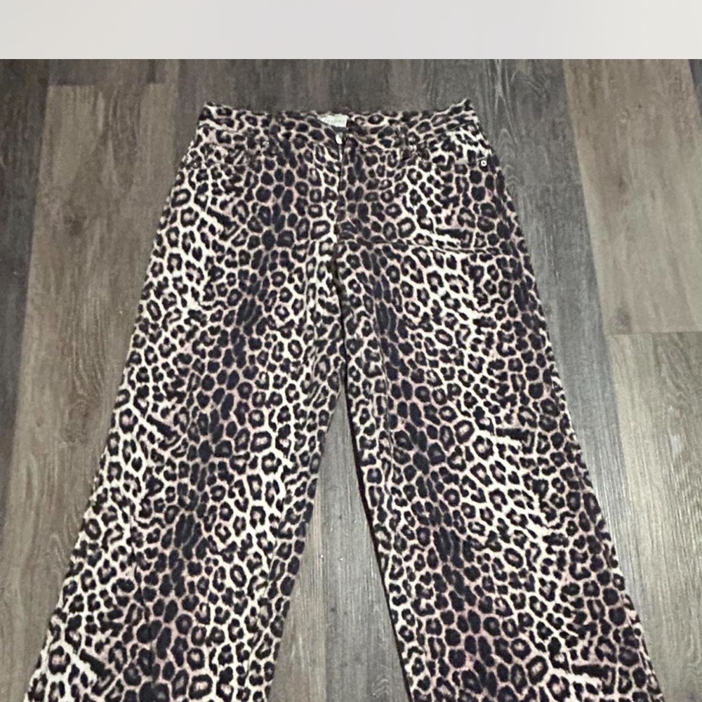 PacSun Leopard Print Wide Leg Pants